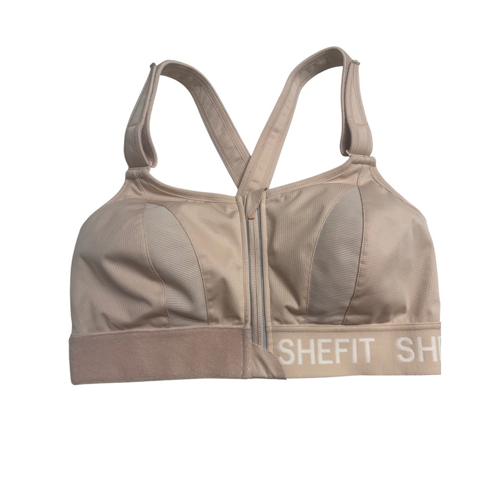 SHEFIT Ultimate Sports Bra Sand EUC High Impact Adjustable 1Luxe - Picture 2 of 8